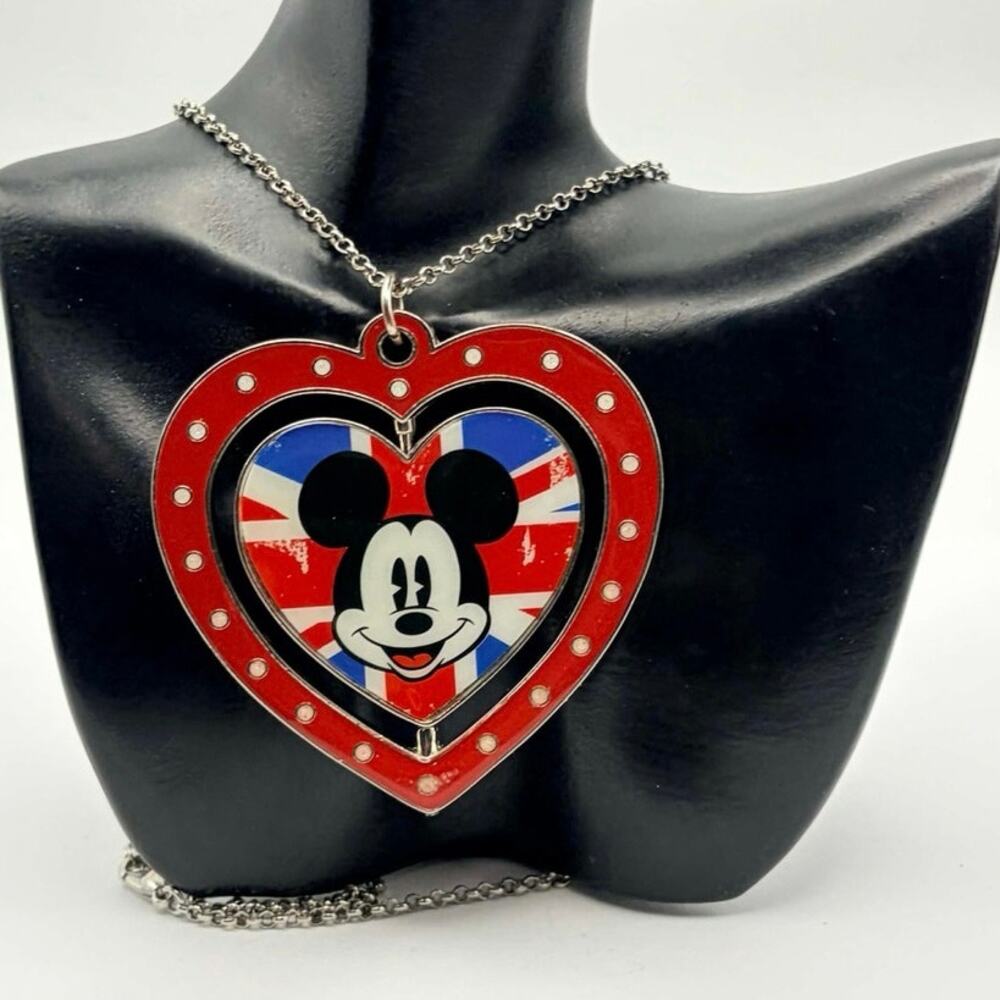 Red London Mickey Mouse Necklace